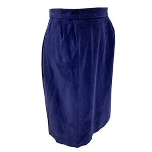 Medium‎ Naturelle George Georgiou velvet Blue Velvet  A-Line Skirt
